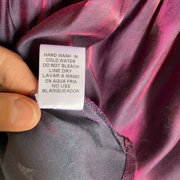 Entro Y2K Babydoll Cropped Top S Purple Sweatheart Puff Sleeve Fairy Party Anime - Picture 7 of 7